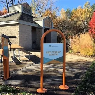 public restroom at the trail head
