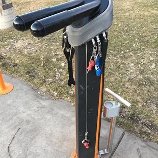 Awesome bike tune up station