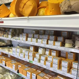 Lots of cheese to choose from
