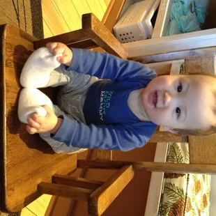 Nathan enjoyed his visit Pine Scone cafe! Sorry, I don't know why it's turning sideways.