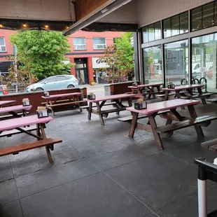 Outside dining area. 9/22/2022