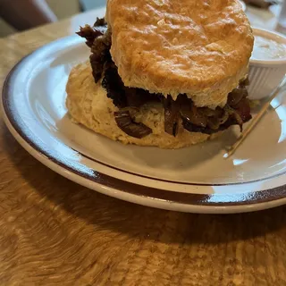 Brisket Biscuit