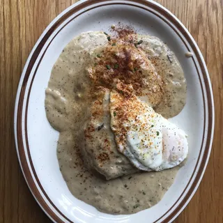 Biscuit W/ Mushroom Gravy