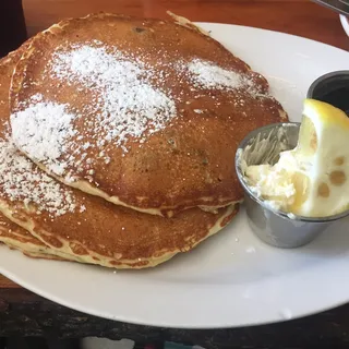 Blueberry Cornmeal Pancakes