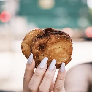 Fried tomatoessss. Basic but good.