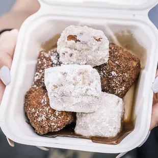 BEST THING HERE R THE BISCUIT BEIGNETS!