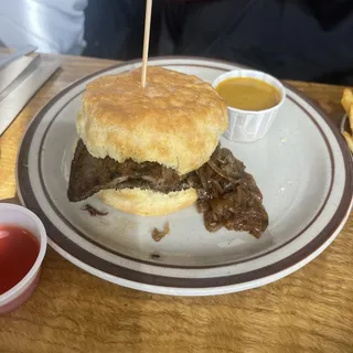 Brisket Biscuit