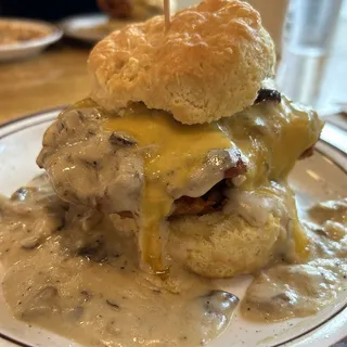 Biscuit W/ Mushroom Gravy