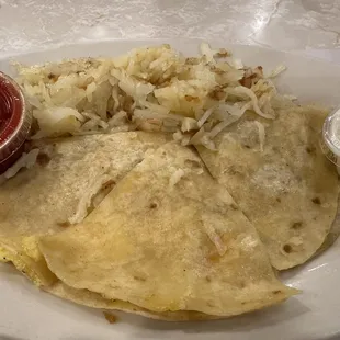 Breakfast quesadilla