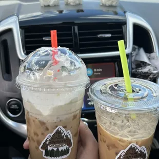 Honeybun Latte &amp; cookie butter Cold Brew!!! wow, delicious