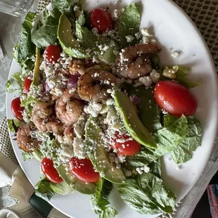 Jerk Shrimp Cobb Salad