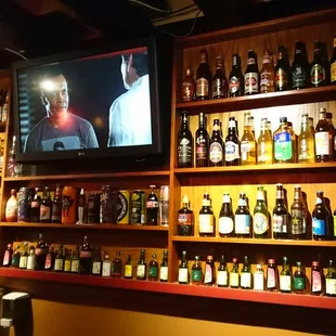The bar has a nice selection
