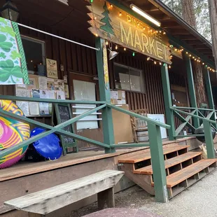 the front of the store