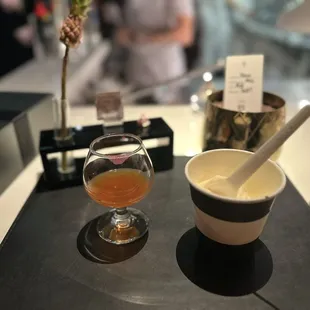 Dessert Beverage and Ice Cream