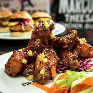 grilled pineapple teriyaki wings