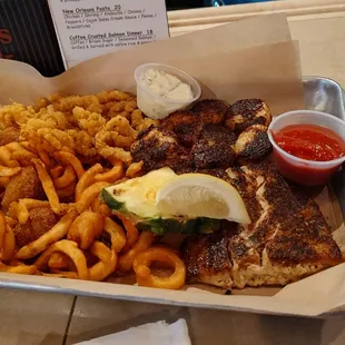 Seafood platter