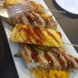 Chicken Pineapple Skewers