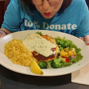 Parm Crusted Salmon