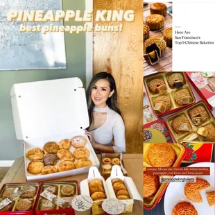 Featuring Pineapple King Bakery - Fresh Baked Mooncakes!
