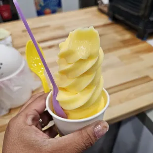 Pineapple dole whip