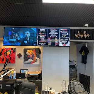 Menu Board&amp; video TV&apos;s