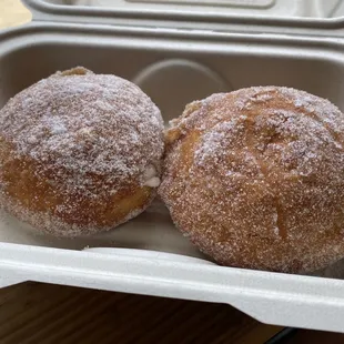 Ube and Haupia Malasadas