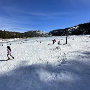 the frozen lake
