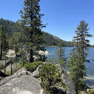 Gorgeous and quieter on the far side of the lake
