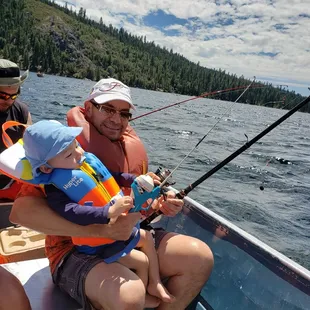 Out on the lake