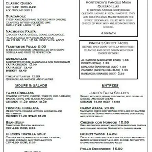 Regular Menu