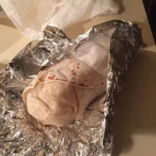 This burrito was huge on flavor... But mostly just huge. @yelpmps