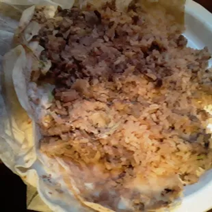 Just rice and some meat, 22 dollars.