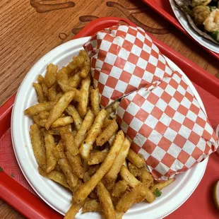 Torta Doble with French Fries