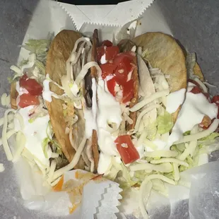 #8 Combo: 3 Tacos Bravos
