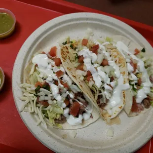 Carnitas tacos. Extra onion