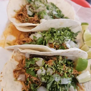 3 Chipotle chicken tacos