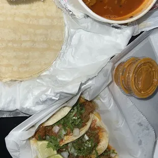 Menudo &amp;Corn Taco