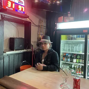 Michelle the drink master