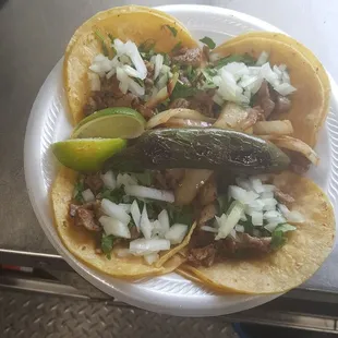 me encantanron lo tacos de tripa