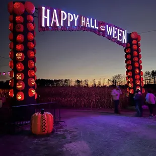 Start of the trail at 7 PM start time