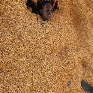 Corn pit.