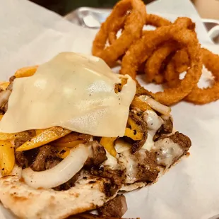 Philly cheesesteak special