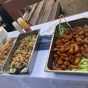 Catered wedding event