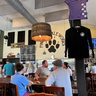 a group of people sitting at a table