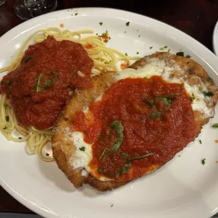 Delish chicken parmigiana!