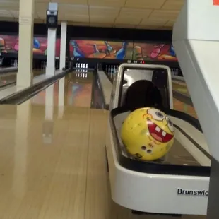 Sponge Bob waiting his turn:)