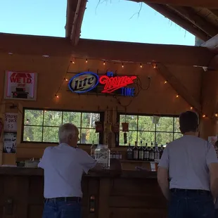 two men at the bar