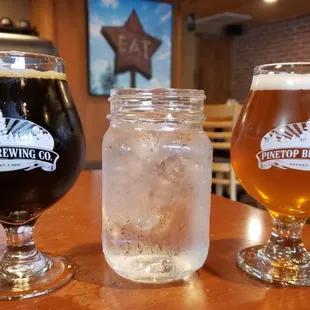 Two great Belgian style ales - Abbot and Tripel