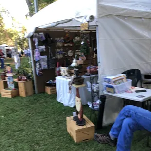 More booths. He seems the Halloween jar that I bought! Too cute for the table. Pic coming.