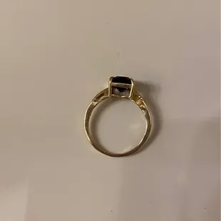 The jeweler ruined the band.